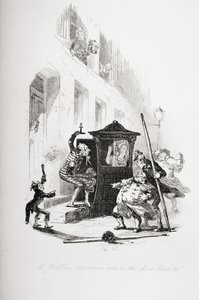 La situation de M. Winkle lorsque la porte s